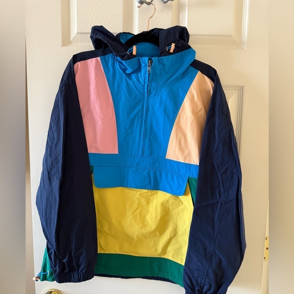 Club Room color block pull over windbreaker jacket • Men’s small